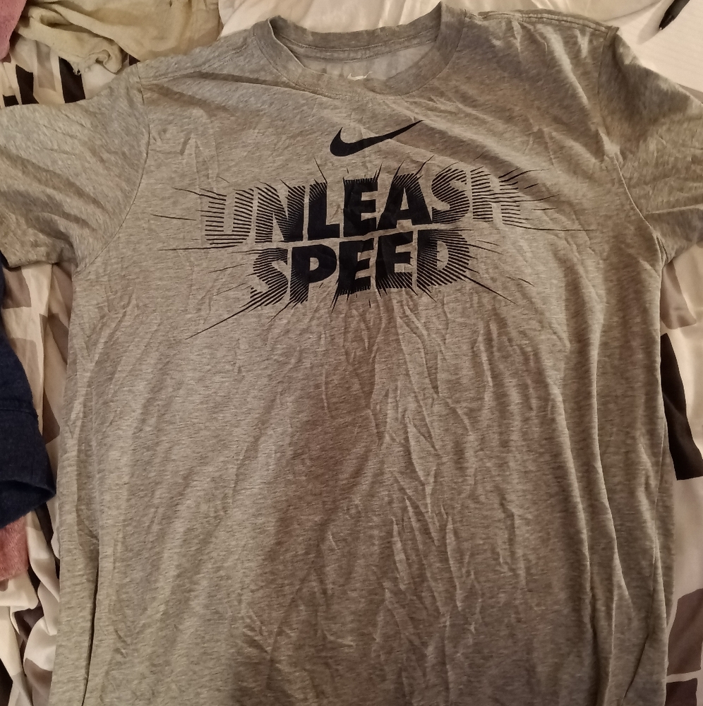 Nike Grey Dri-Fit T- Shirt